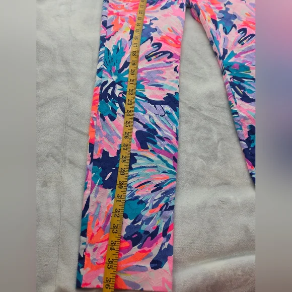 Lilly Pulitzer Women’s Pants Size 4 Multicolor Floral Print Stretch - Picture 8 of 9